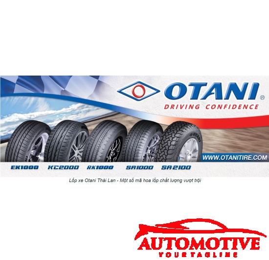 Lốp (Vỏ) ô tô Otani Thái Lan 165/60R14 EK1000